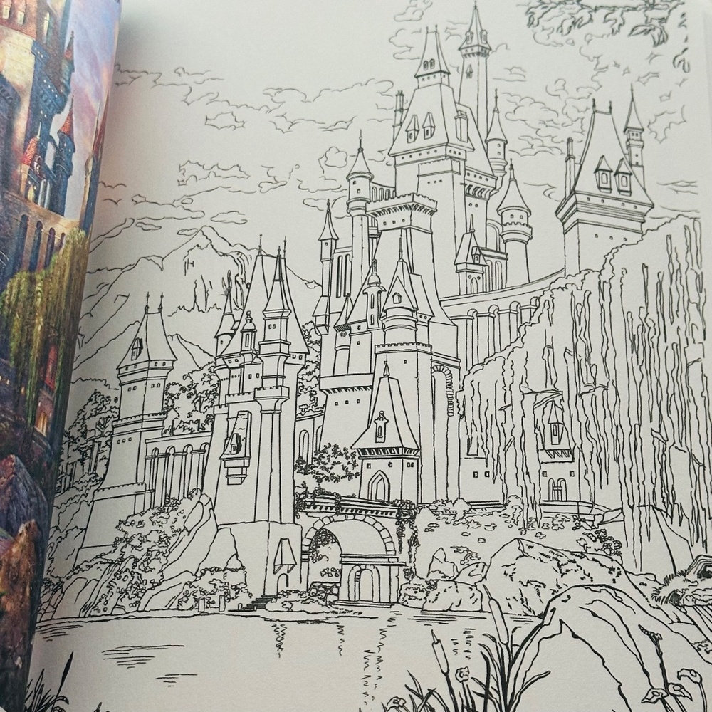 NEW The Disney Dreams Collection Thomas Kinkade Coloring Book Paperback - Picture 14 of 16